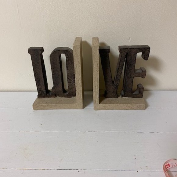 "Love" Bookends by Roman, Inc. - Picture 1 of 1